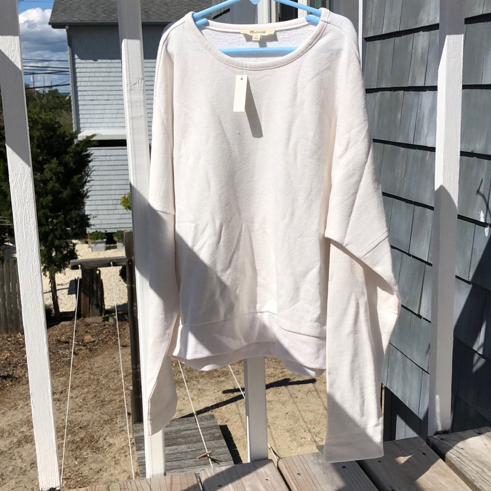 lightweight crop sweatshirt